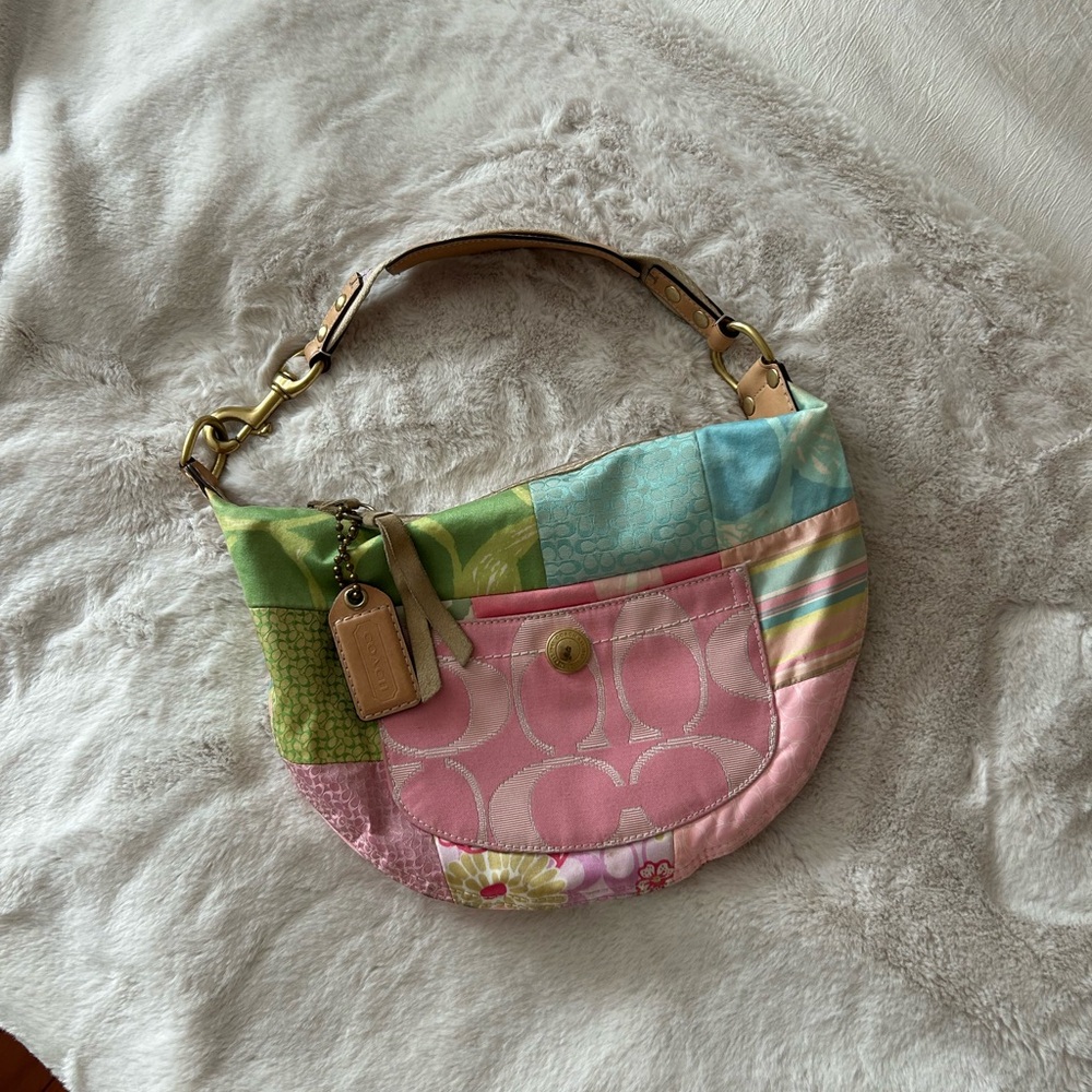 Vintage Patchwork Coach Bag